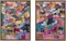 Applause Framed Canvas Wall Art Set by Leah Nadeau, Set of 2, 18x24 Gold, Decorative Colorful Abstract Art Print for Wall